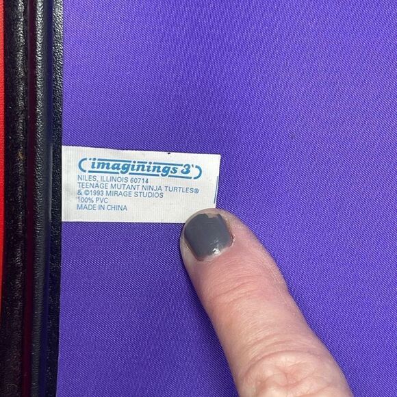VTG Teenage Mutant Ninja Turtles 3 Movie Suitcase 1993 Vintage TMNT Rare HTF - Picture 9 of 10
